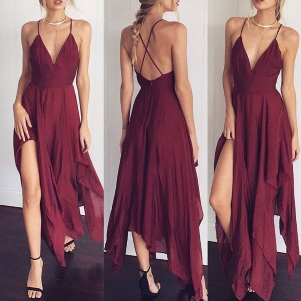 Hello molly dress burgundy